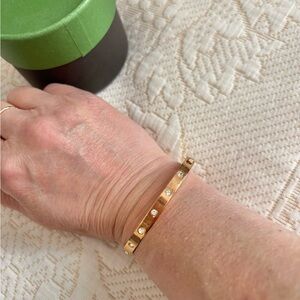 Kate Spade Bracelet with Vibrant Green Circular Box